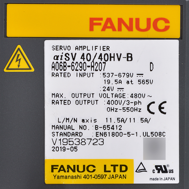 Manufacturer FANUC Original Servo Drive Connection Board A06B-6290-H207